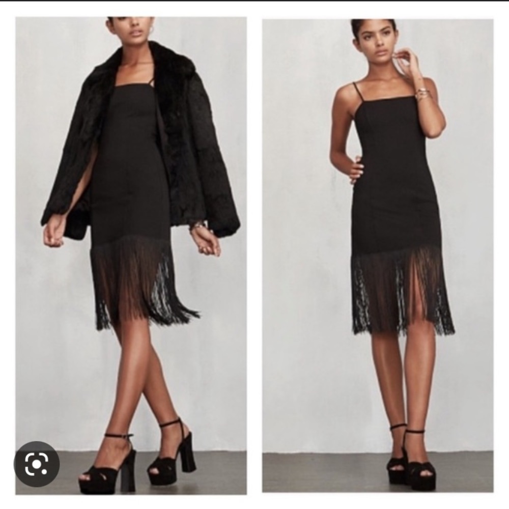 Reformation Aphelia Fringe Dress